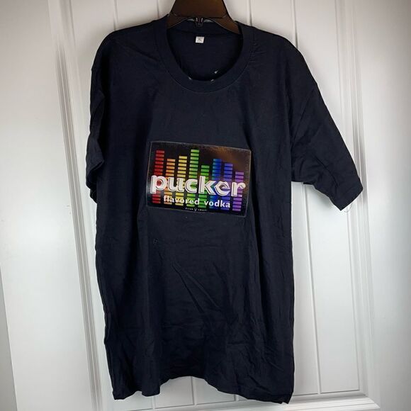 LIGHT-UP Pucker Vodka t-shirt (0037) - Picture 1 of 10